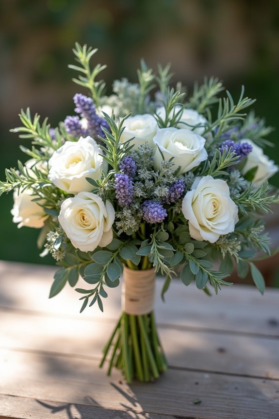 italian herbs enhance arrangements