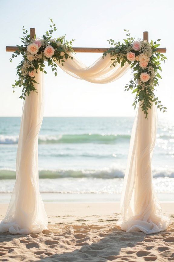 ivory elegant versatile ceremony backdrop