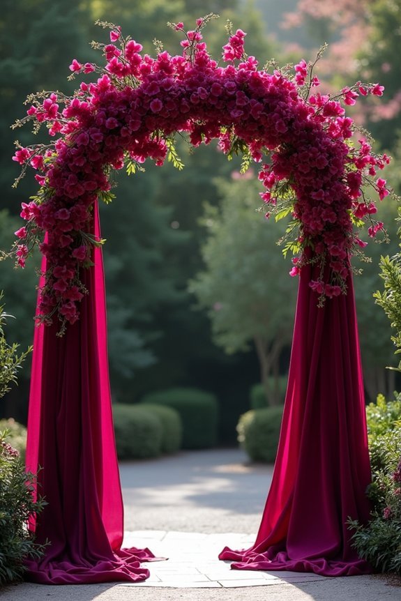 jewel tone floral elegance