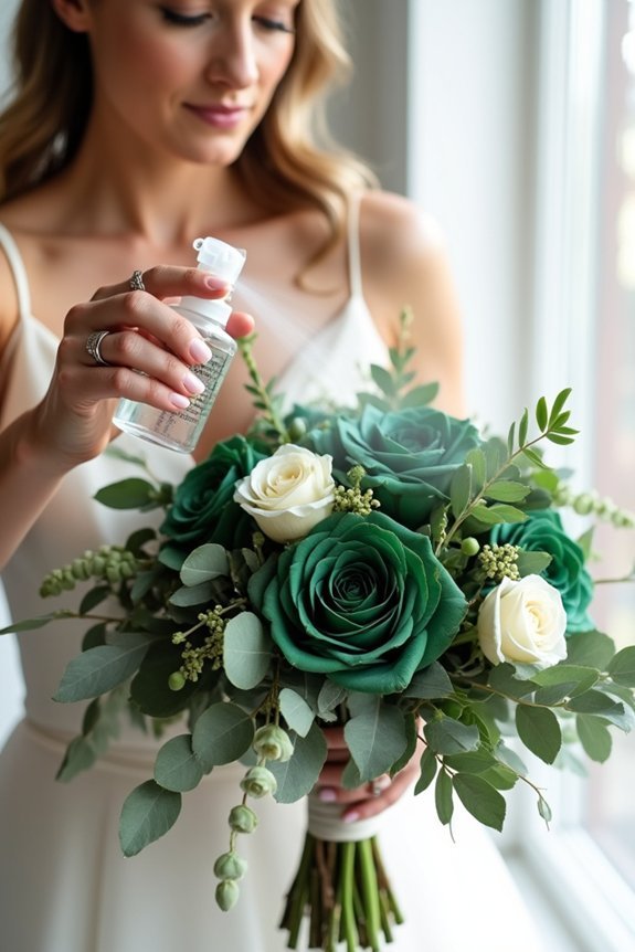 keep bouquet hydrated fresh