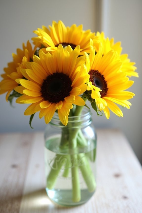 keep sunflowers vibrant fresh