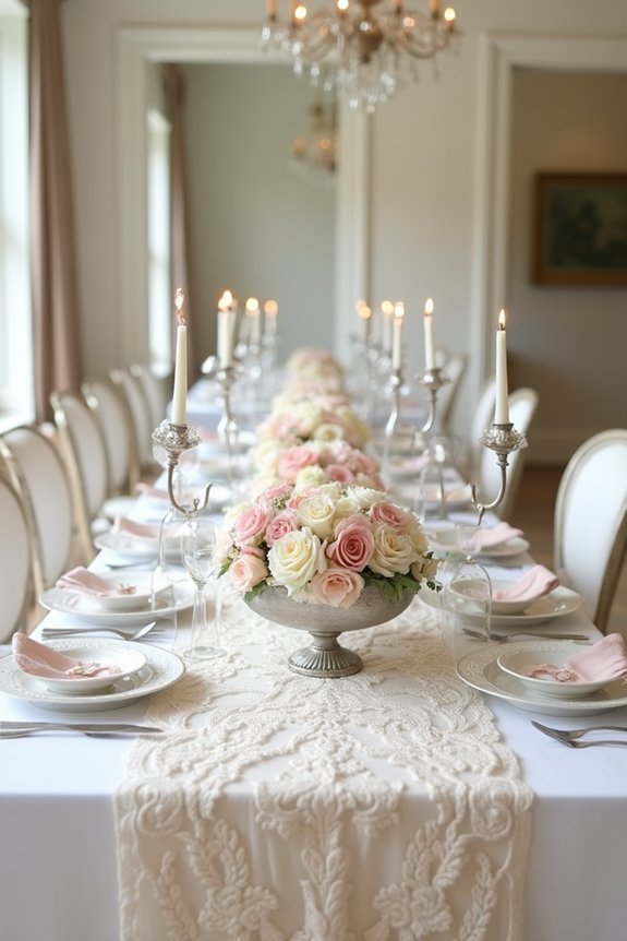 lace linens for elegant romance