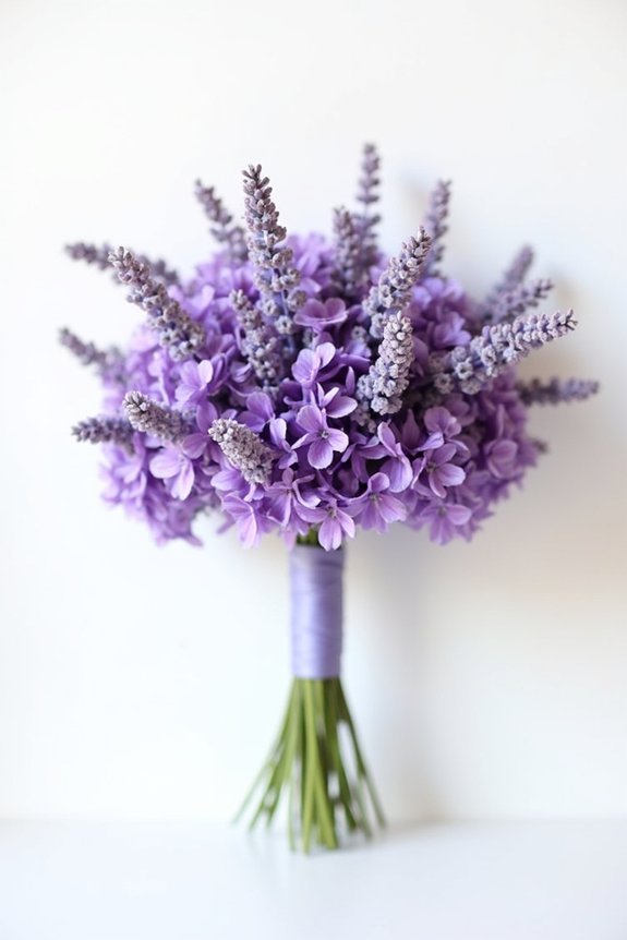 lavender monochromatic floral designs