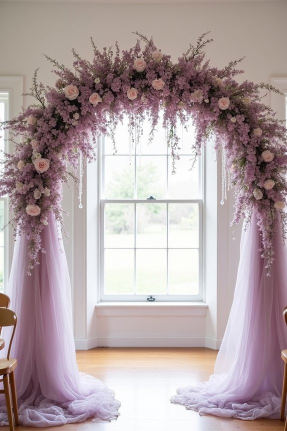 lavender photo installations design