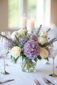 lavender themed wedding centerpieces ideas