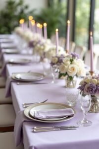 lavender themed wedding decor inspiration