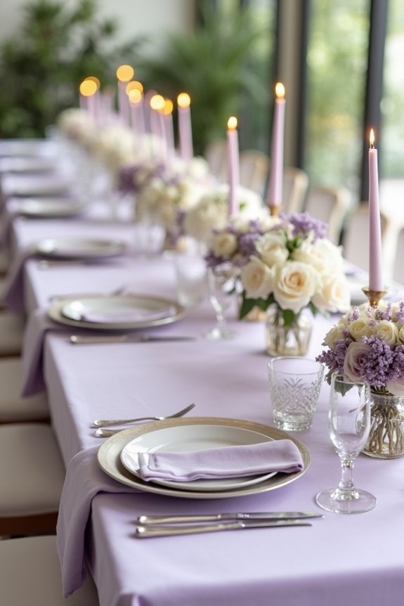 lavender themed wedding decor inspiration