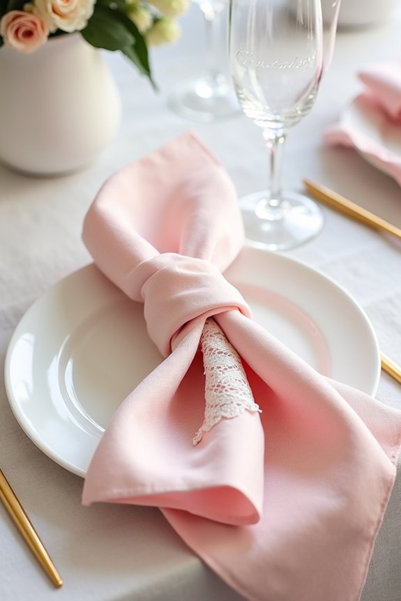 layer napkins for elegance