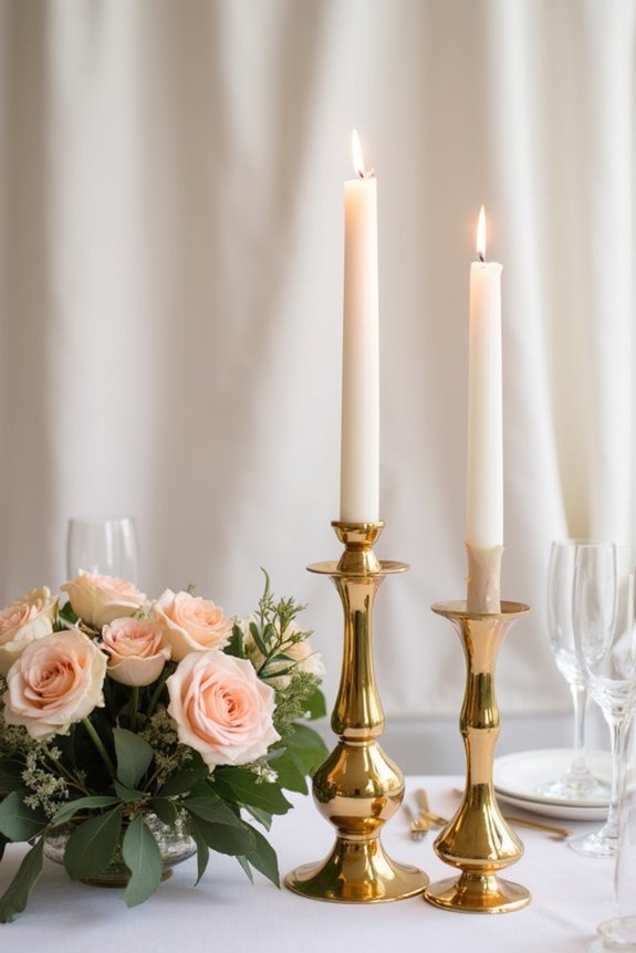 layered candle arrangements elevate