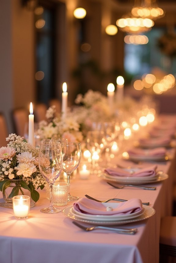 layered candlelight for intimacy