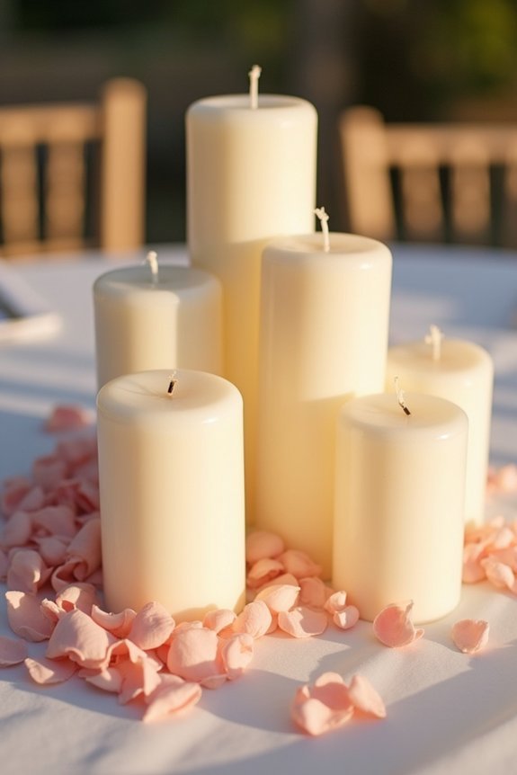 layered candlelight for intimacy