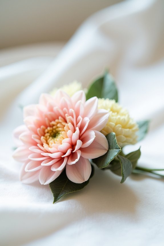 layered floral arrangement elegance