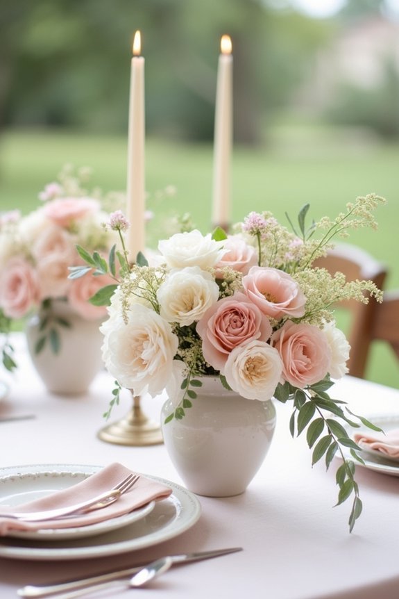 layered florals for weddings
