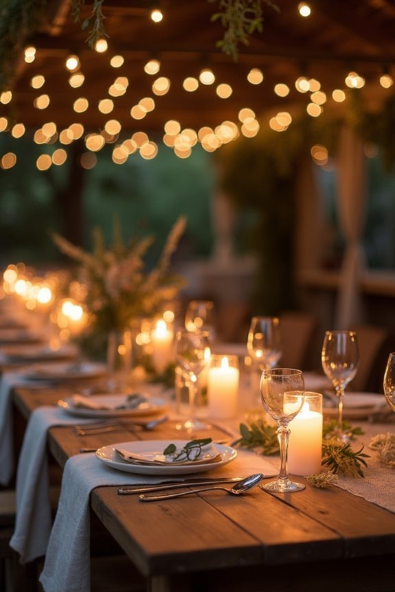 layered lighting creates ambiance