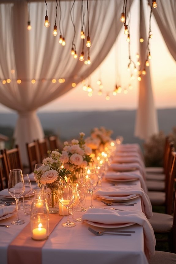 layered lighting for ambiance