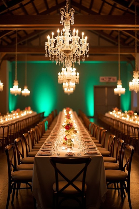 layered lighting for elegance