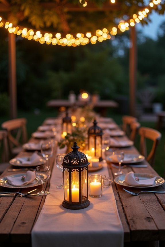 layered lighting for gatherings