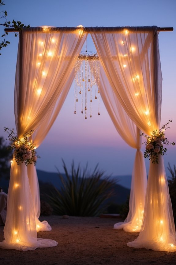 layered lighting for romance