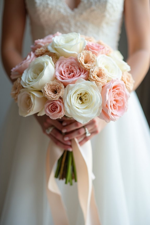 layered textured floral bouquet