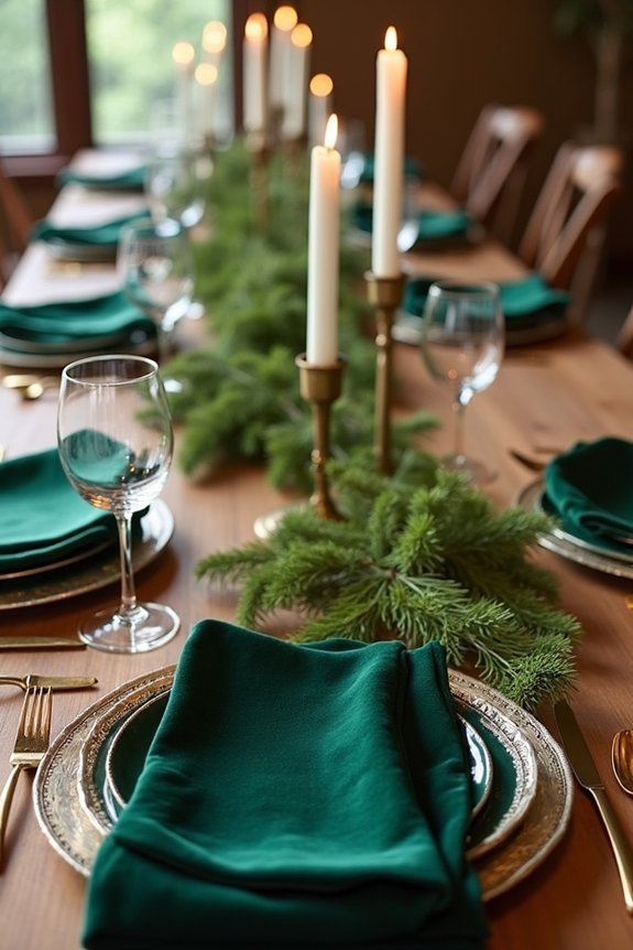layered textures in greenery