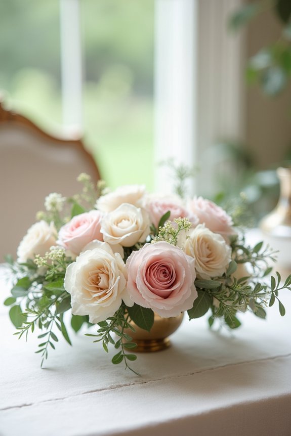 low profile floral arrangements