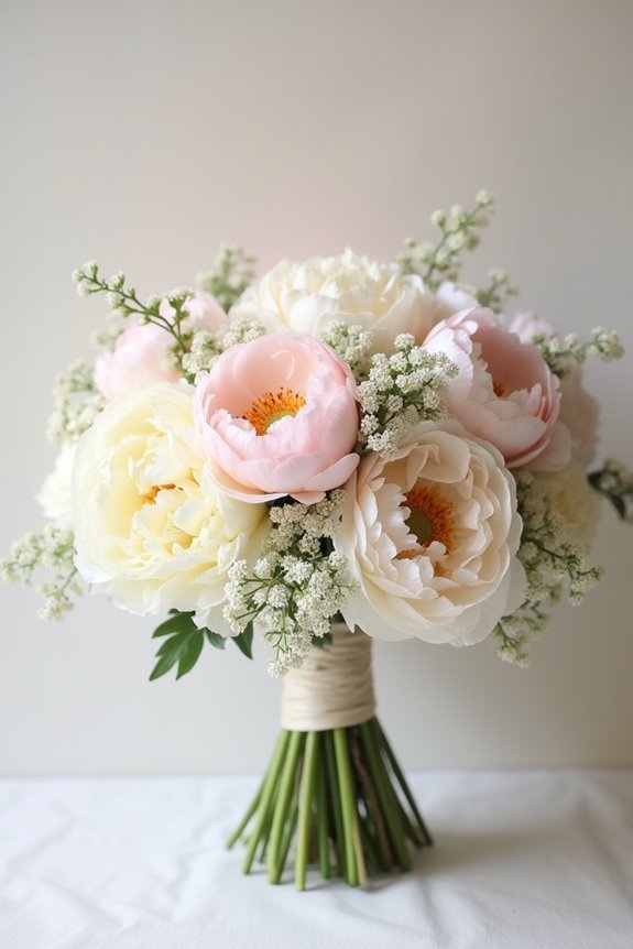 lush floral garden arrangement