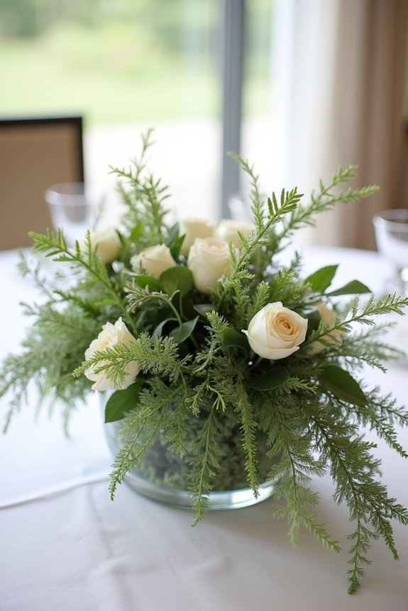 lush garden centerpiece arrangements