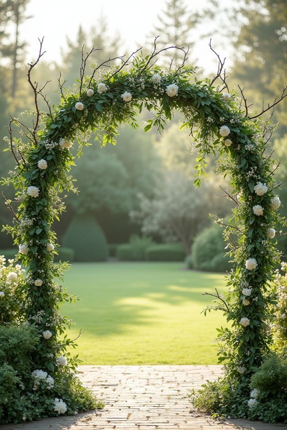 lush greenery for elegance