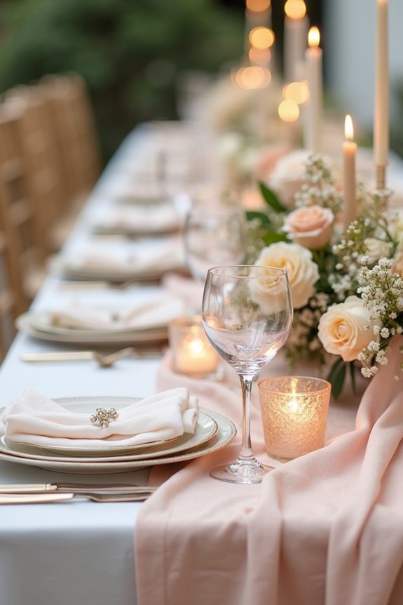 luxurious fabric and florals