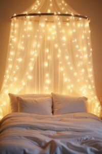 magical canopy lighting ideas