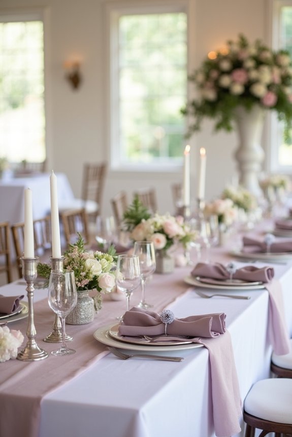 mauve balance enhances sophistication