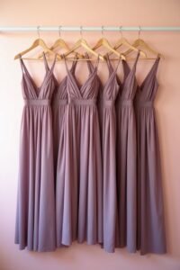 mauve bridesmaid dress options