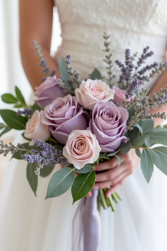 mauve floral styling tips