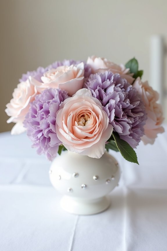 mauve wedding color combinations