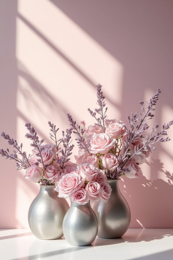 mauve wedding flower ideas