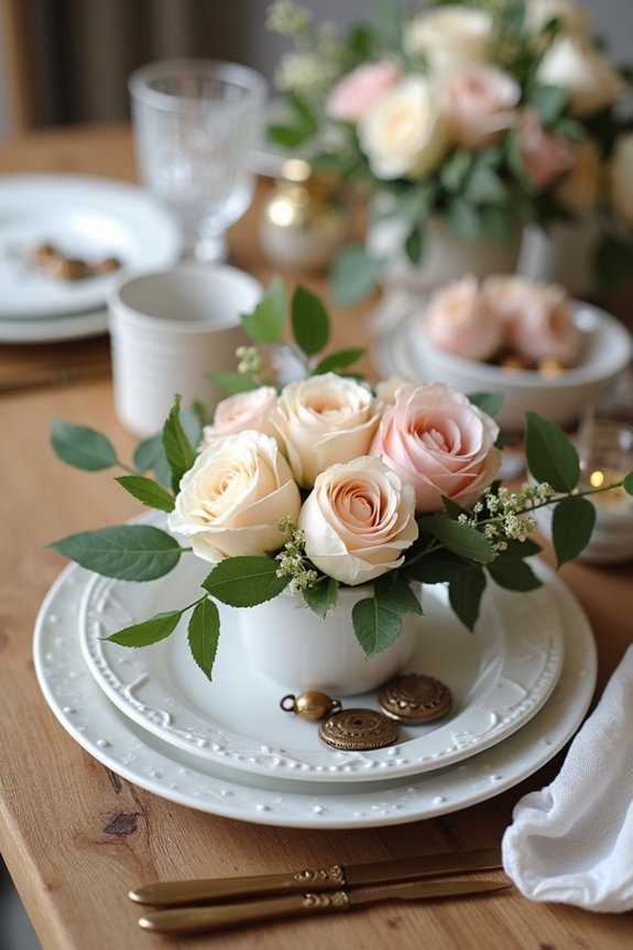 meaningful personalized wedding centerpieces