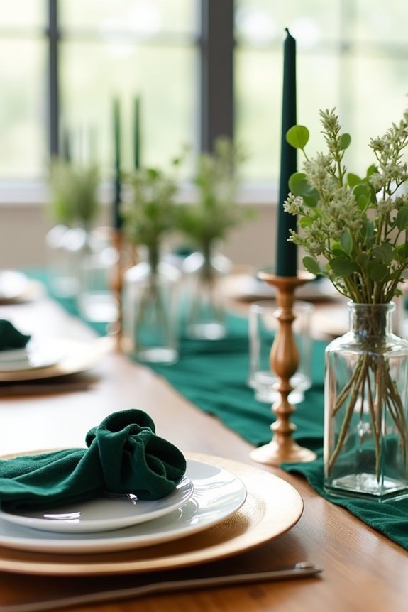 metallic accents enhance sophistication