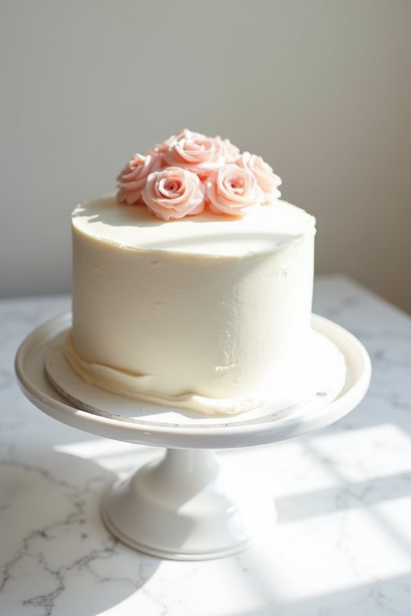 minimalist cake modern elegance