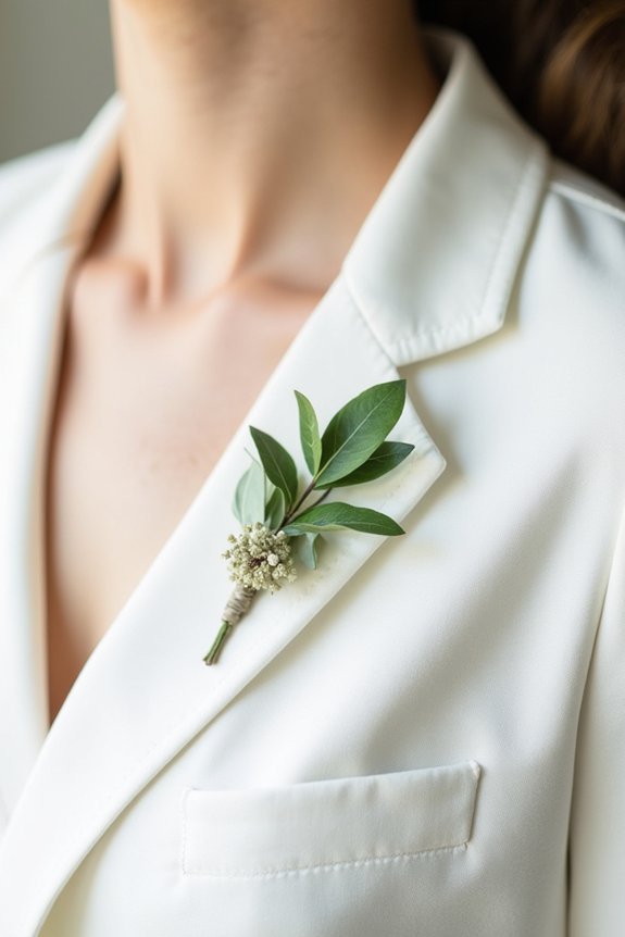minimalist elegance with flowers