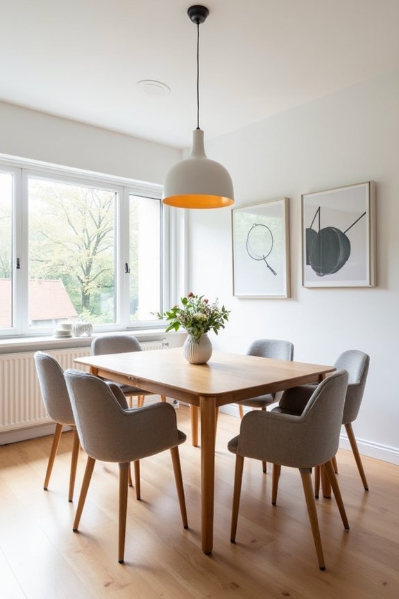 mixing table shapes strategically