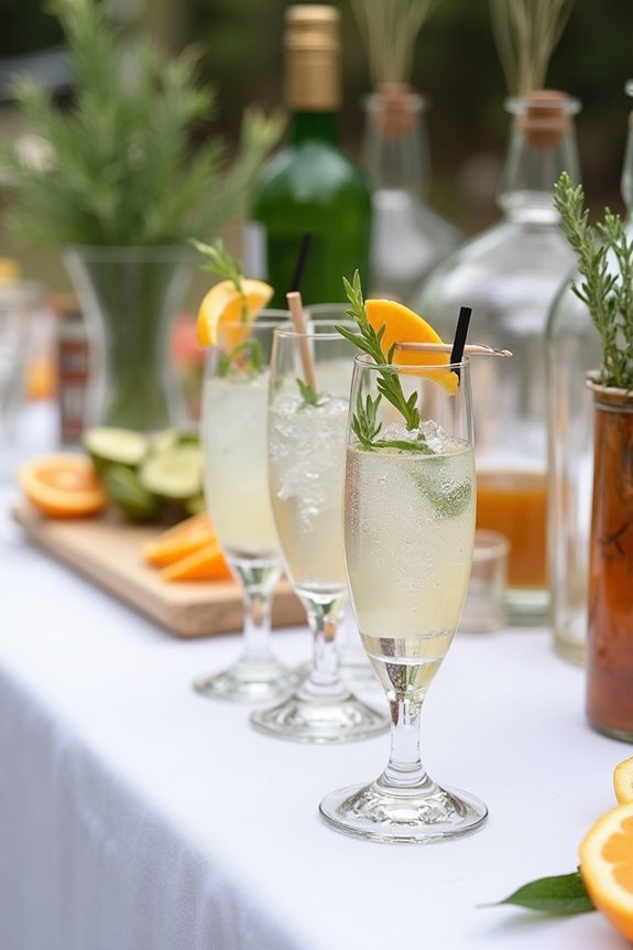 mocktail bar wedding considerations