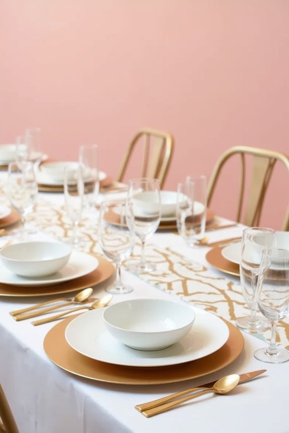 modern gold geometric elegance