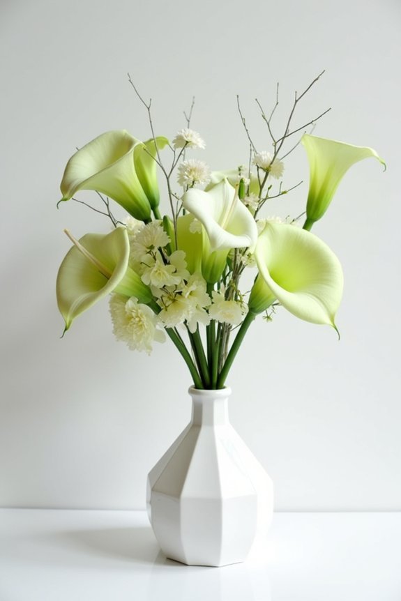 modern minimalist bouquet design