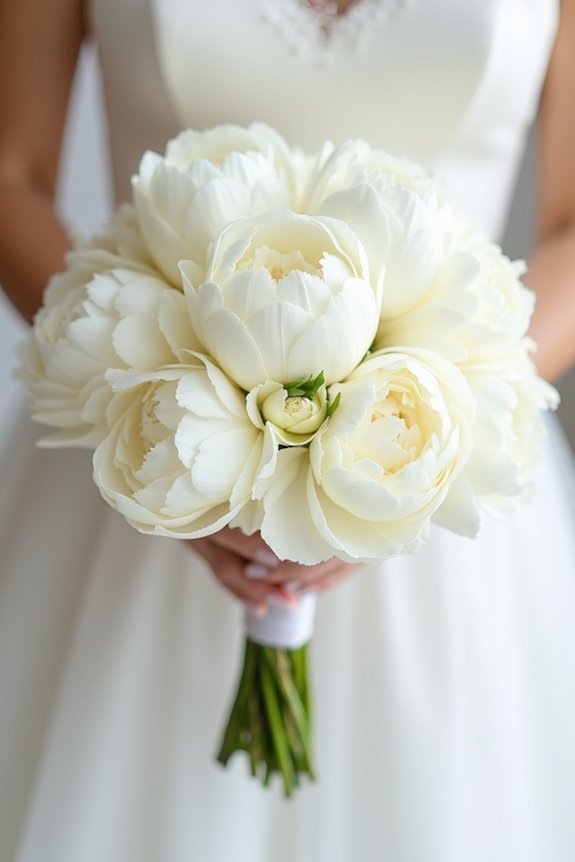 monochromatic floral design impact