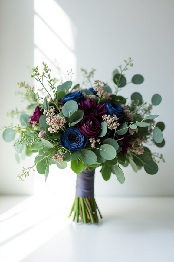 moody greens jewel tones