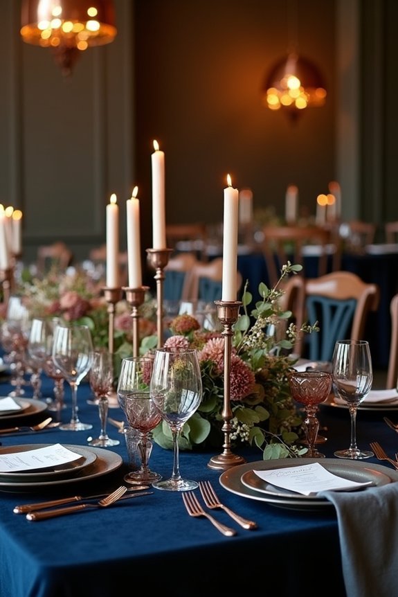 moody metallics for elegance