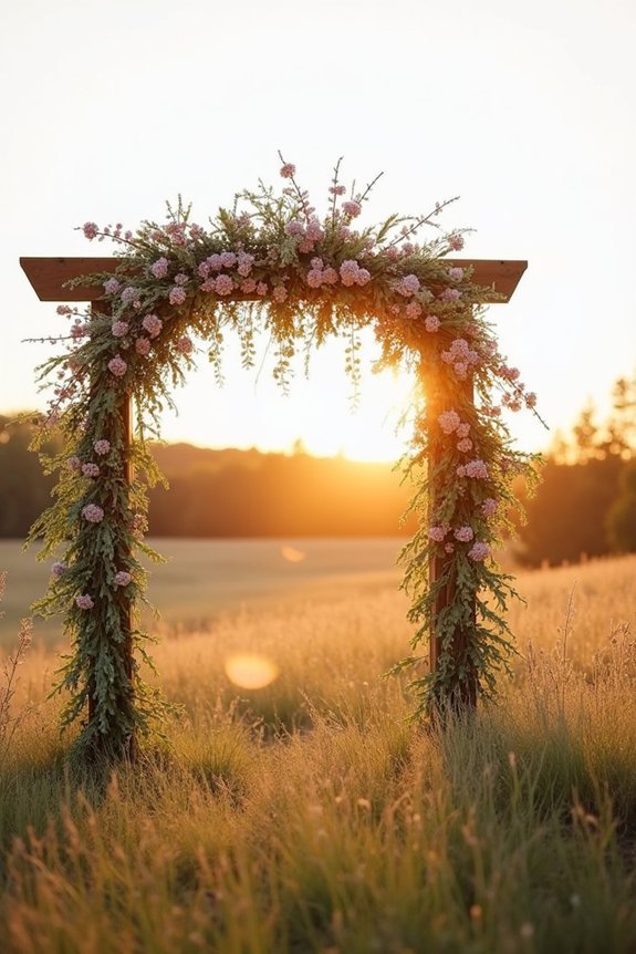 natural elegance through wildflowers