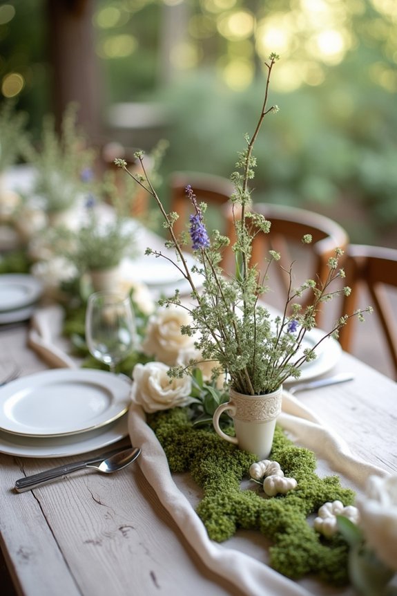 natural texture from foraged elements