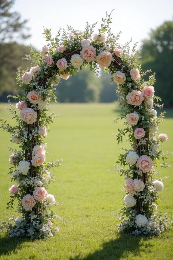 naturally gathered ceremony arch