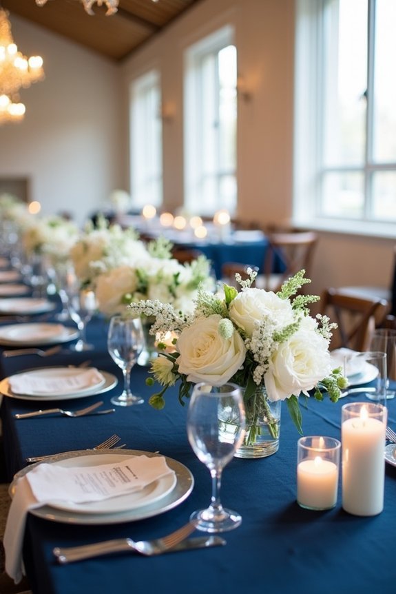 navy blue wedding inspiration